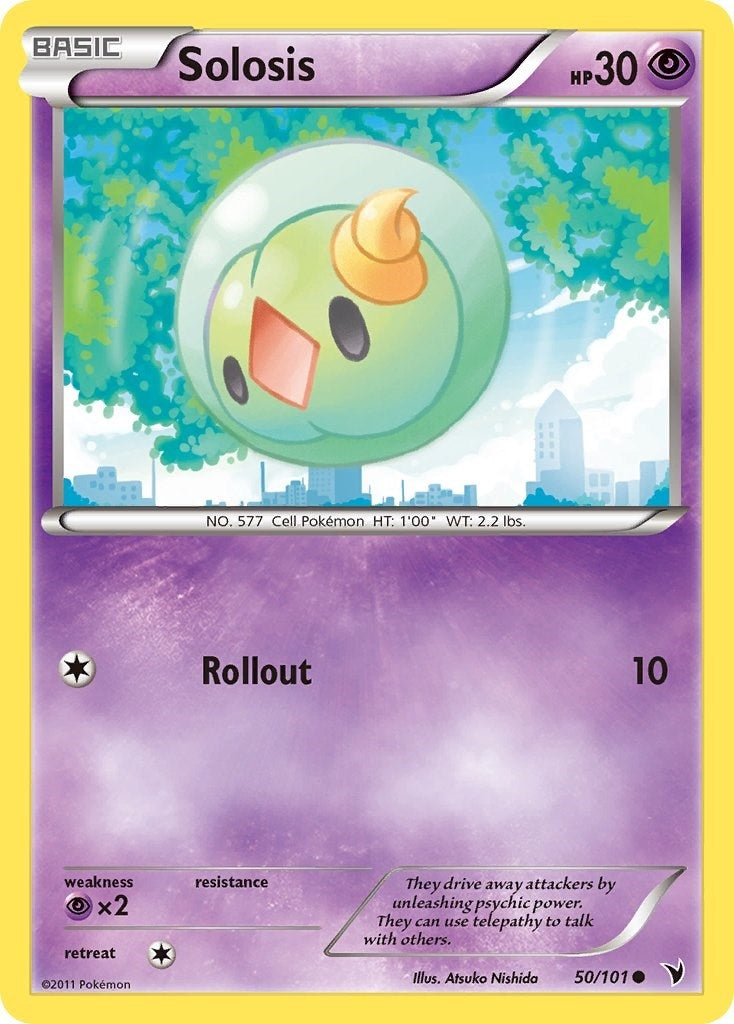 Image for Solosis (50/101) (Noble Victories) - Pokemon