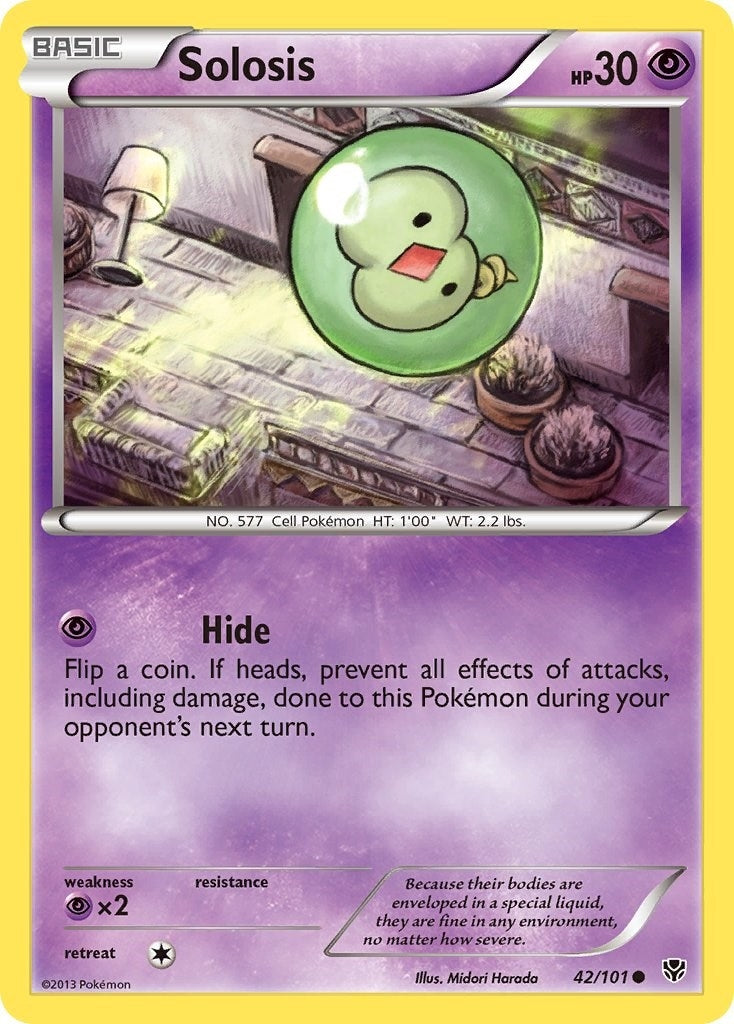 Image for Solosis (42/101) (Plasma Blast) - Pokemon
