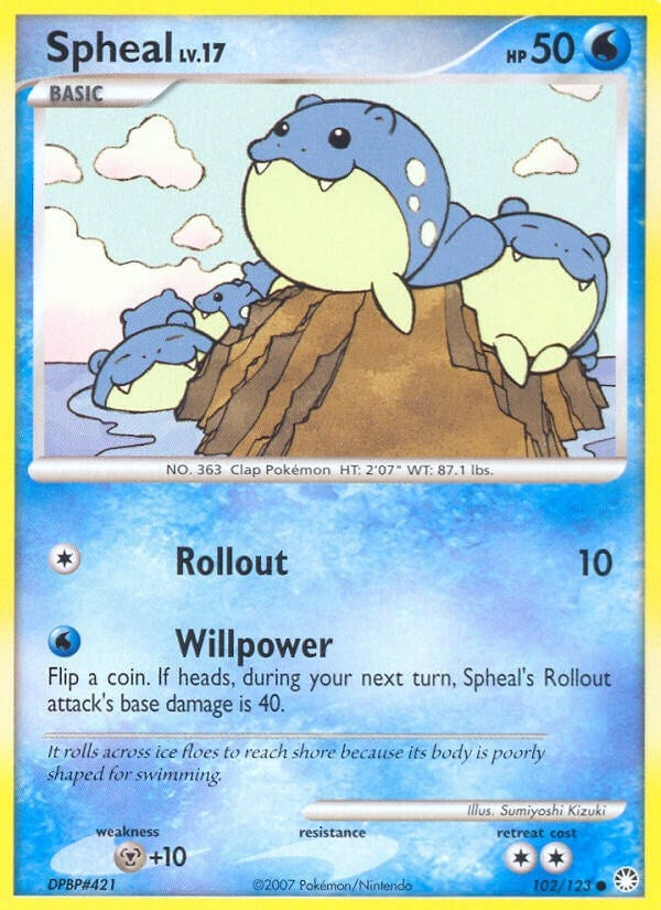 Image for Spheal (102/123) (Mysterious Treasures) - Pokemon