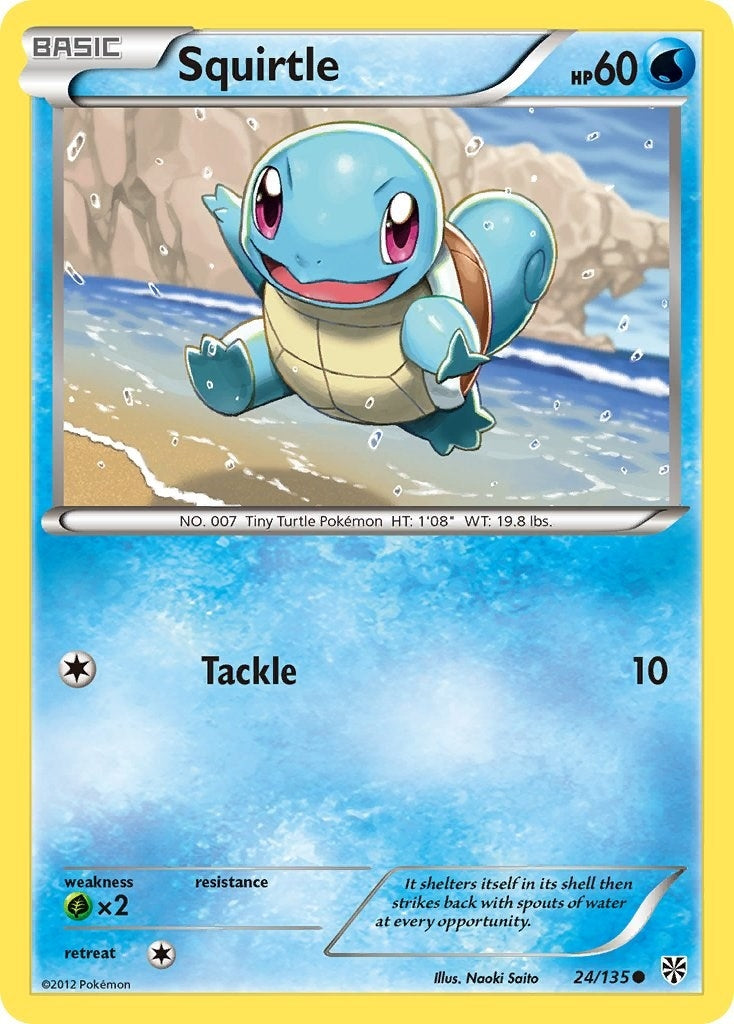 Image for Squirtle (24/135) (Plasma Storm) - Pokemon