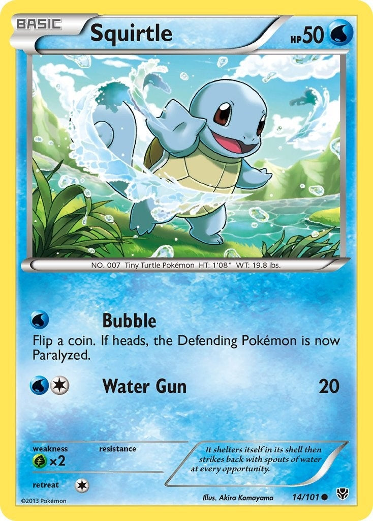Image for Squirtle (14/101) (Plasma Blast) - Pokemon