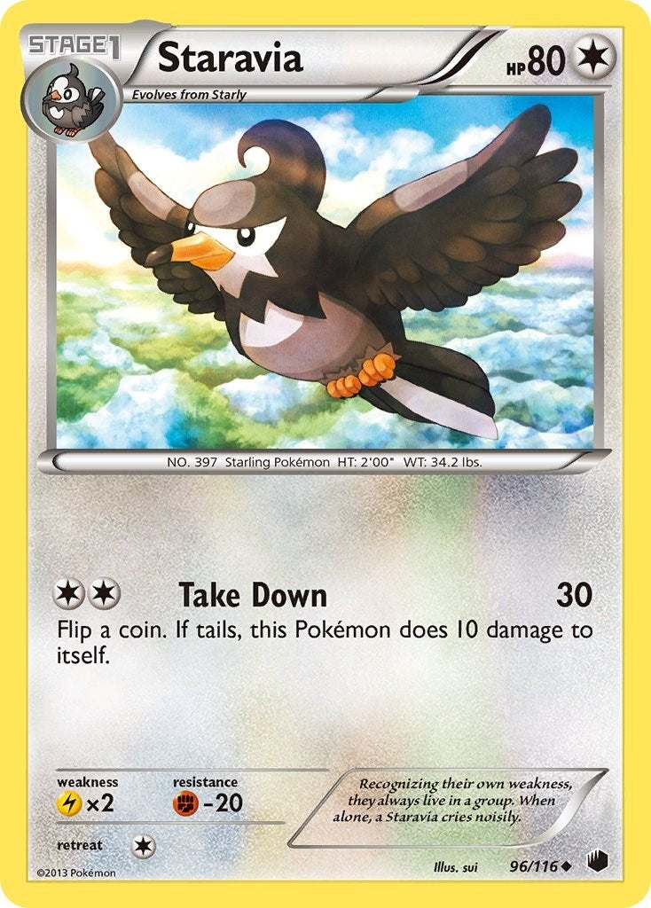 Image for Staravia (96/116) (Plasma Freeze) - Pokemon