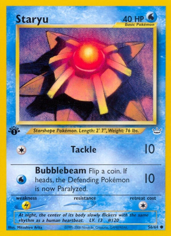 Image for Staryu (56/64) (Neo Revelation) - Pokemon