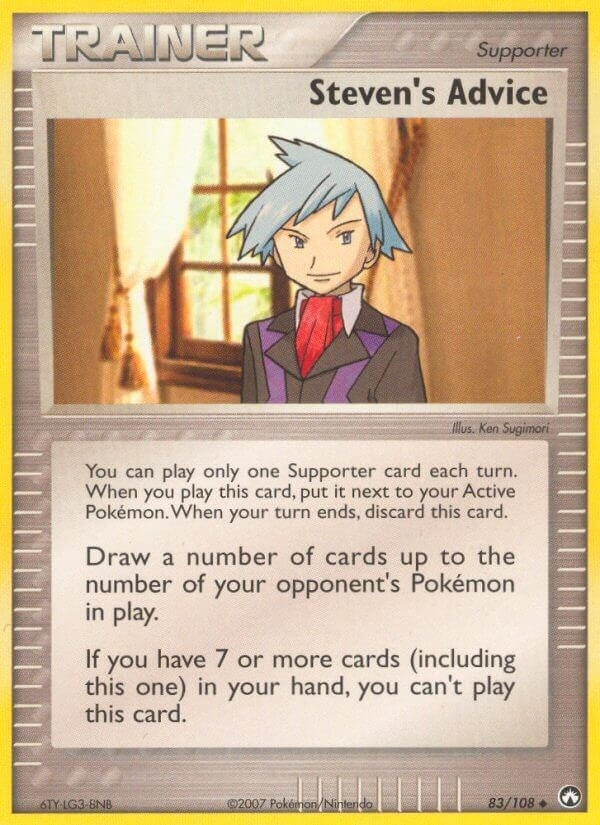 Image for Steven's Advice (83/108) (Power Keepers) - Pokemon