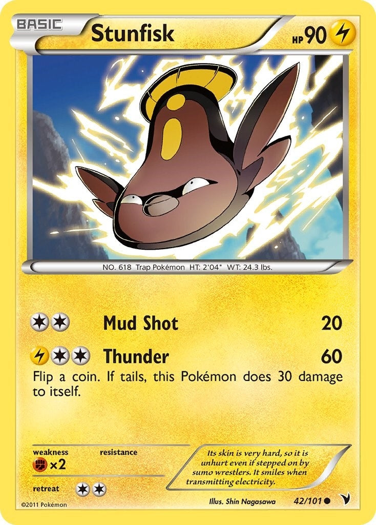 Image for Stunfisk (42) (42/101) (Noble Victories) - Pokemon