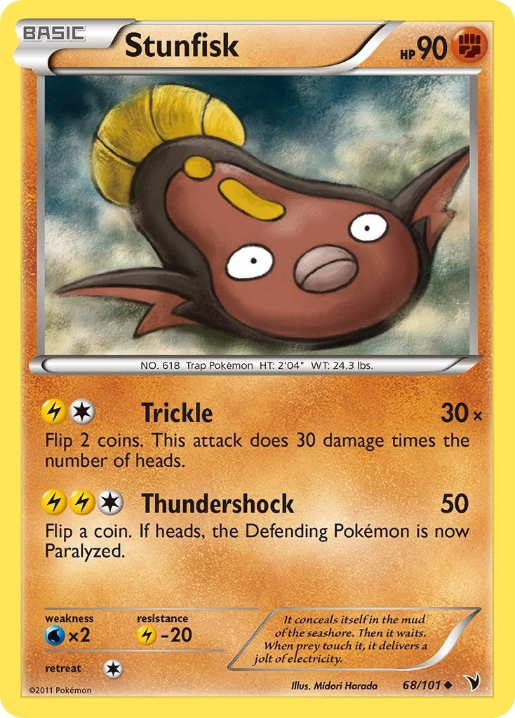 Image for Stunfisk (68) (68/101) (Noble Victories) - Pokemon