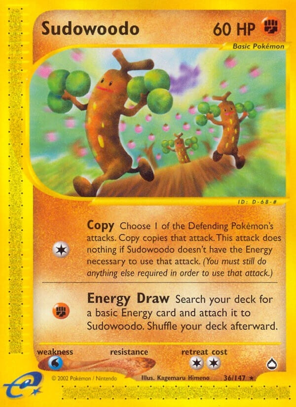 Image for Sudowoodo (036/147) (Aquapolis) - Pokemon