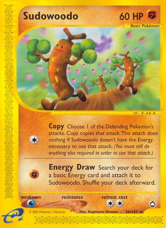 Image for Sudowoodo (036/147) (Aquapolis) - Pokemon