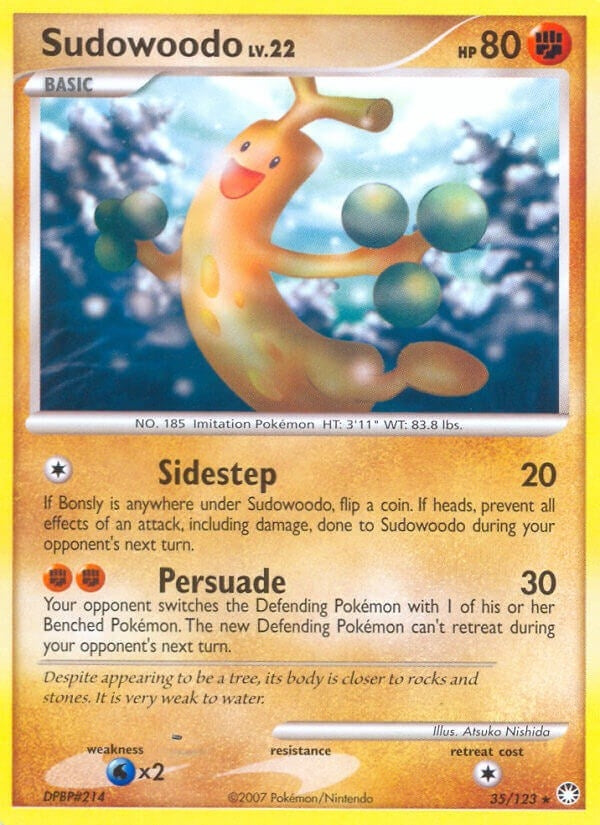 Image for Sudowoodo (35/123) (Mysterious Treasures) - Pokemon