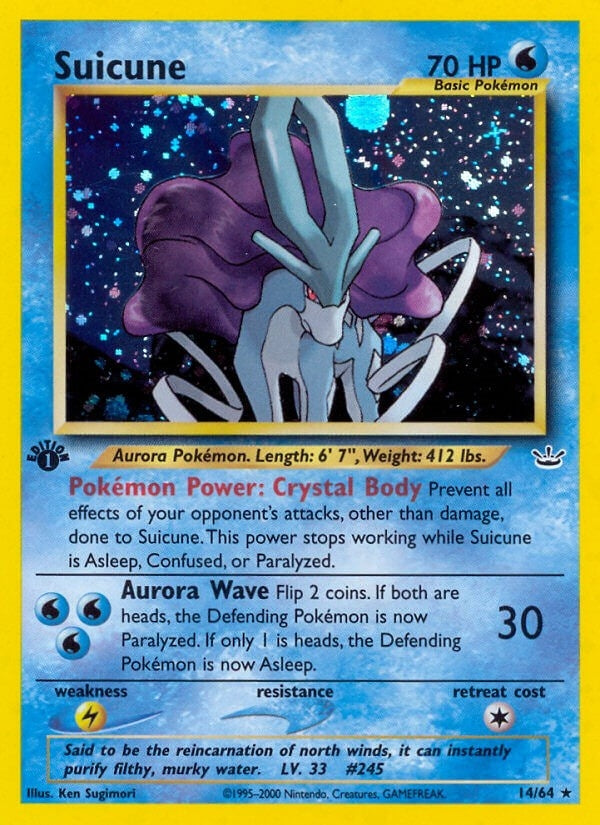Image for Suicune (14) (14/64) (Neo Revelation) - Pokemon
