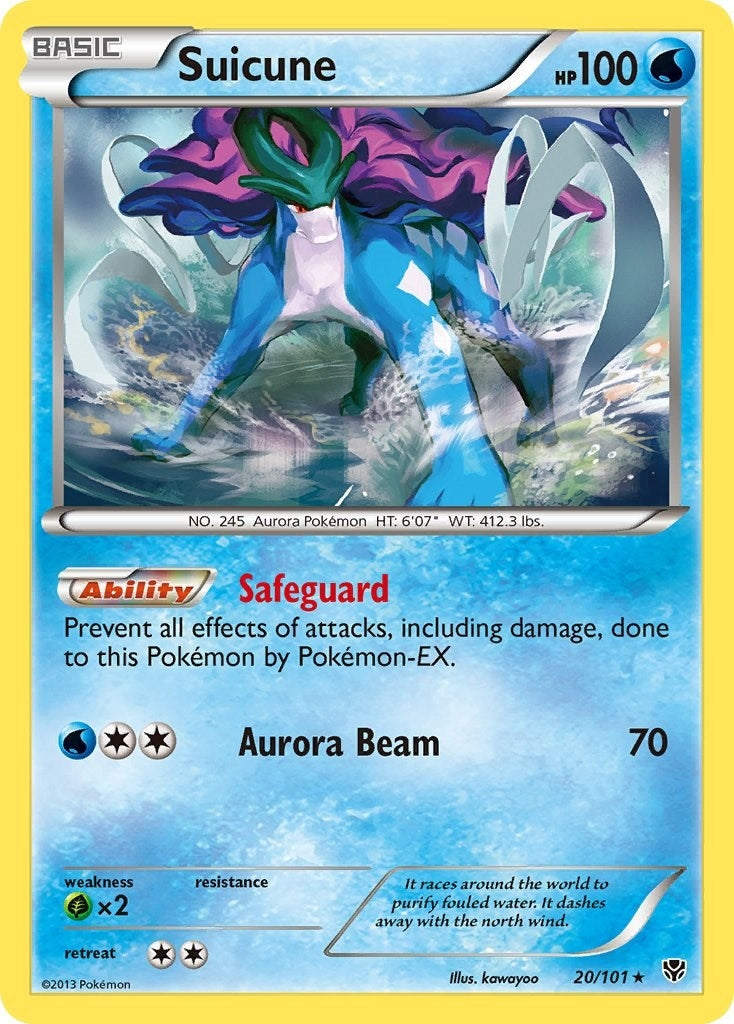 Image for Suicune (20/101) (Plasma Blast) - Pokemon