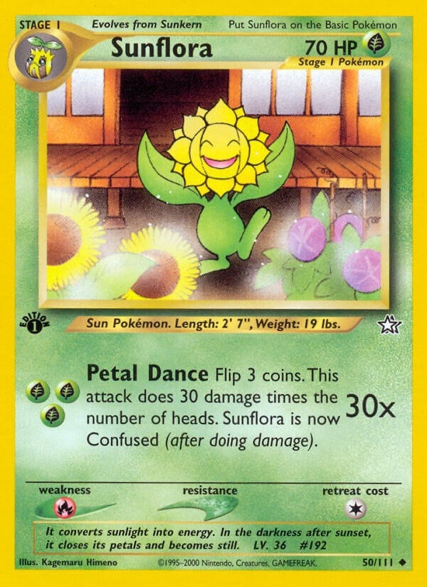 Image for Sunflora (050/111) (Neo Genesis) - Pokemon