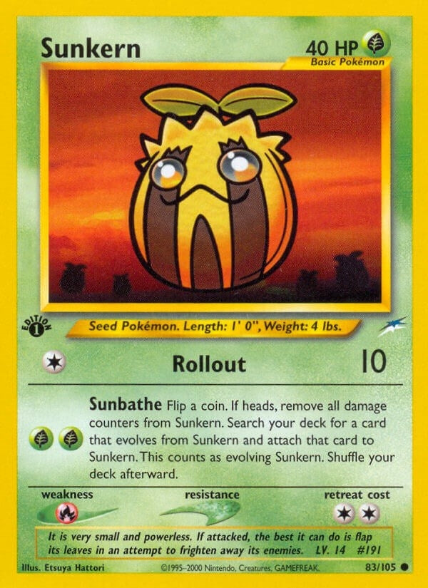 Image for Sunkern (083/105) (Neo Destiny) - Pokemon