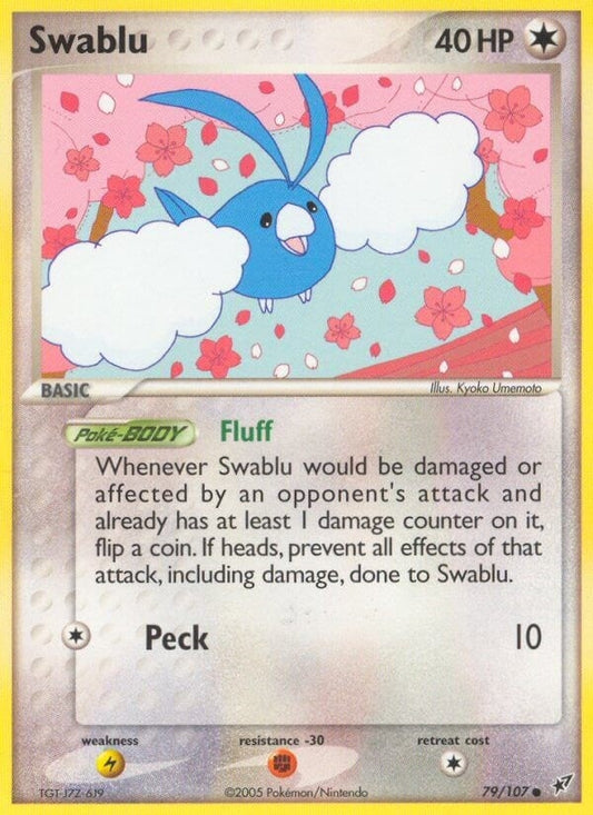 Image for Swablu (79/107) (Deoxys) - Pokemon