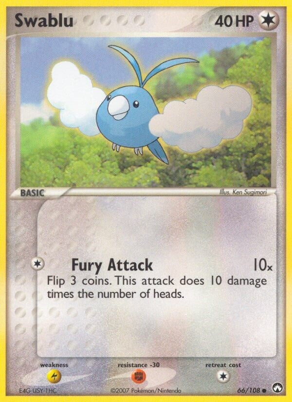 Image for Swablu (66/108) (Power Keepers) - Pokemon