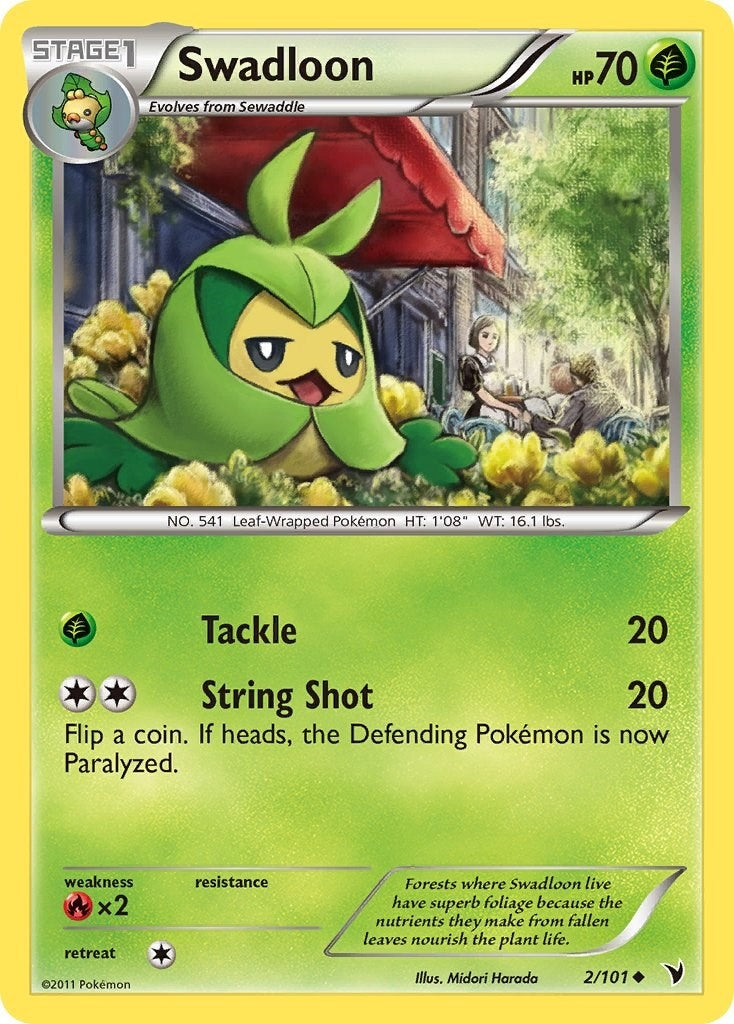Image for Swadloon (2/101) (Noble Victories) - Pokemon