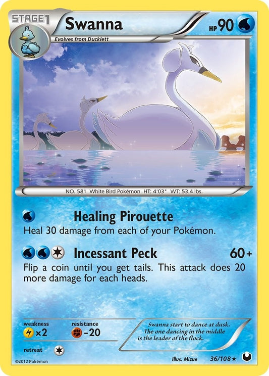 Image for Swanna (36/108) (Dark Explorers) - Pokemon