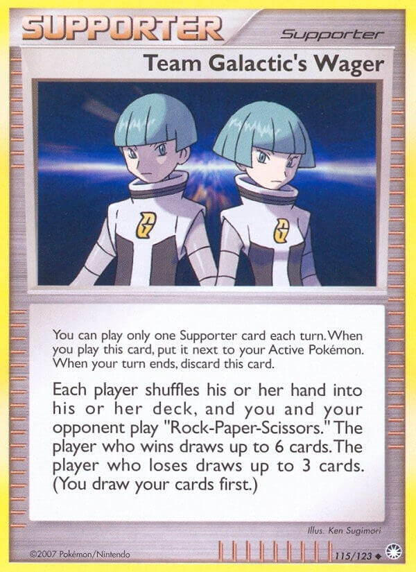 Image for Team Galactic's Wager (115/123) (Mysterious Treasures) - Pokemon