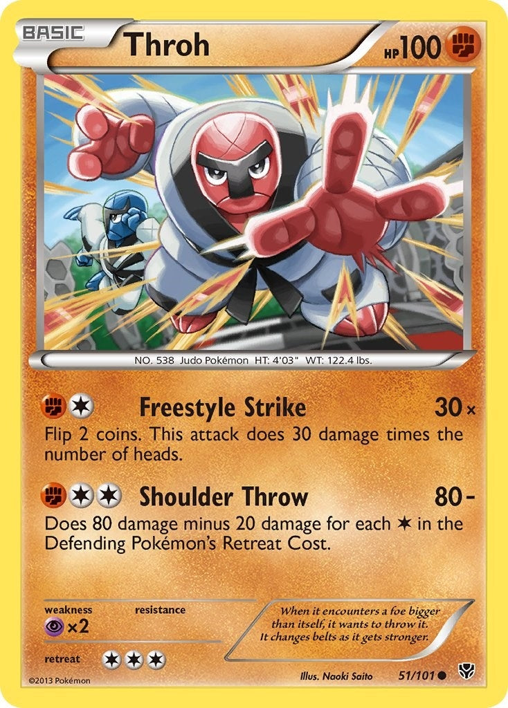 Image for Throh (51/101) (Plasma Blast) - Pokemon