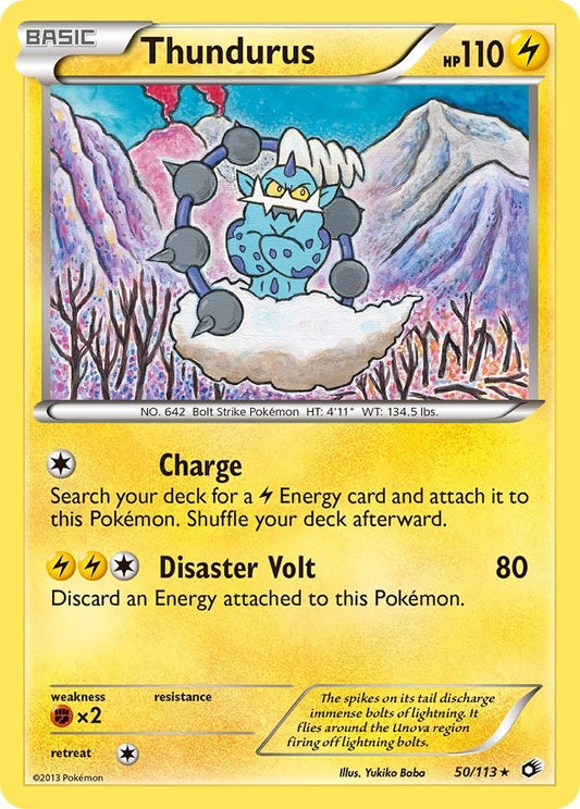 Image for Thundurus (50/113) (Legendary Treasures) - Pokemon