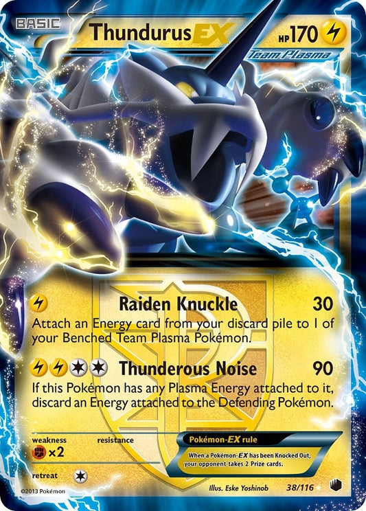 Image for Thundurus EX (Team Plasma) (38/116) (Plasma Freeze) - Pokemon