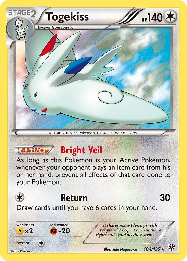 Image for Togekiss (104/135) (Plasma Storm) - Pokemon