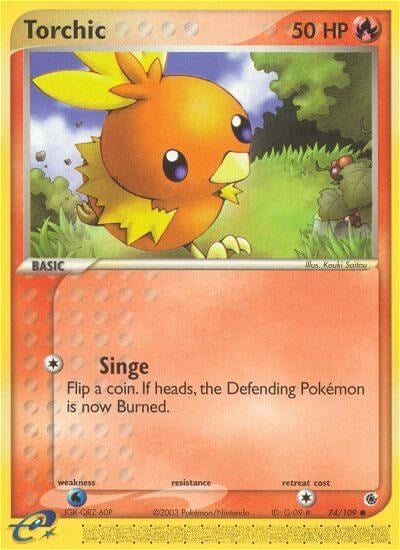 Image for Torchic (74/109) (Ruby and Sapphire) - Pokemon