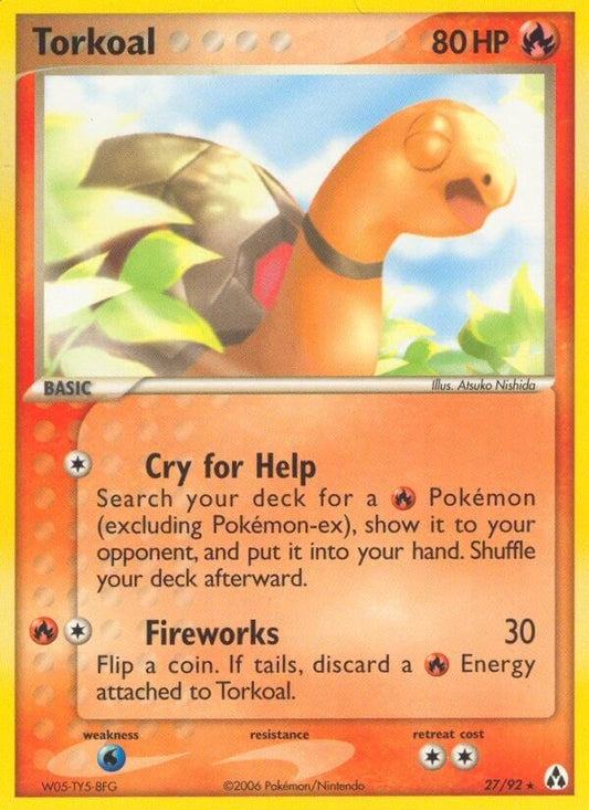 Image for Torkoal (27/92) (Legend Maker) - Pokemon