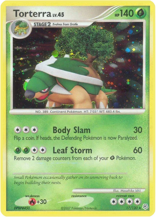 Image for Torterra (17/130) (Diamond and Pearl) - Pokemon