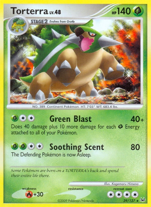 Image for Torterra (39/127) (Platinum) - Pokemon