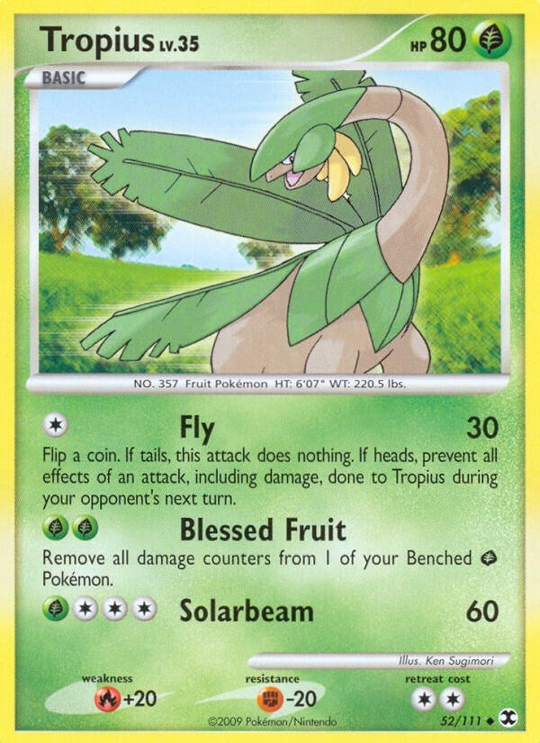 Image for Tropius (52/111) (Rising Rivals) - Pokemon