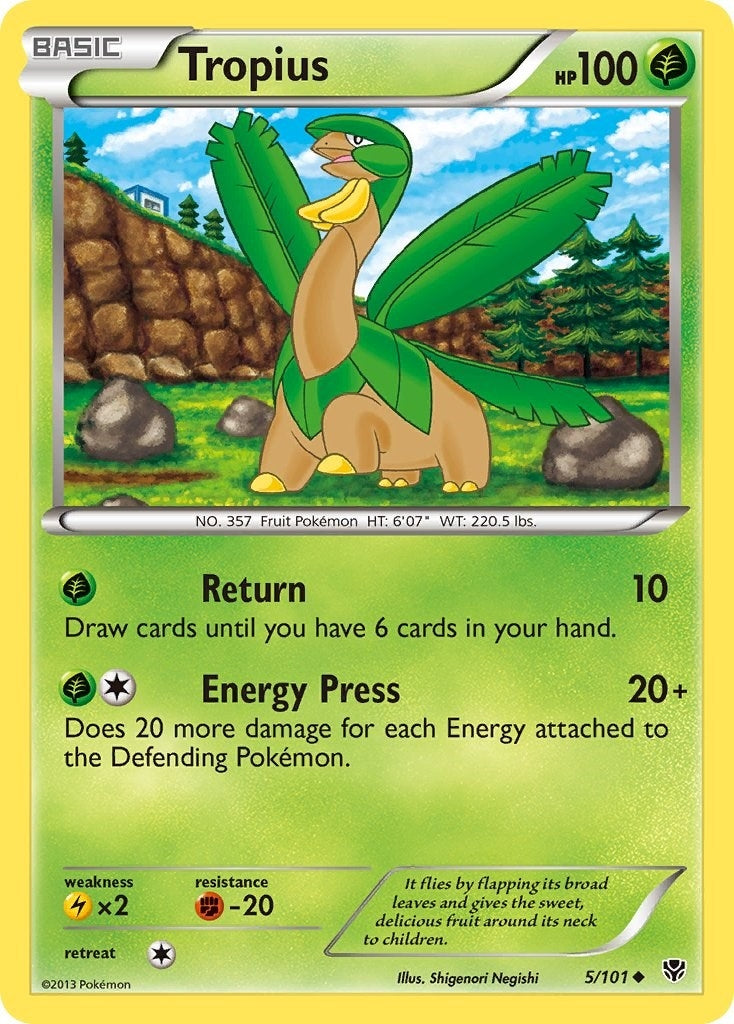 Image for Tropius (5/101) (Plasma Blast) - Pokemon