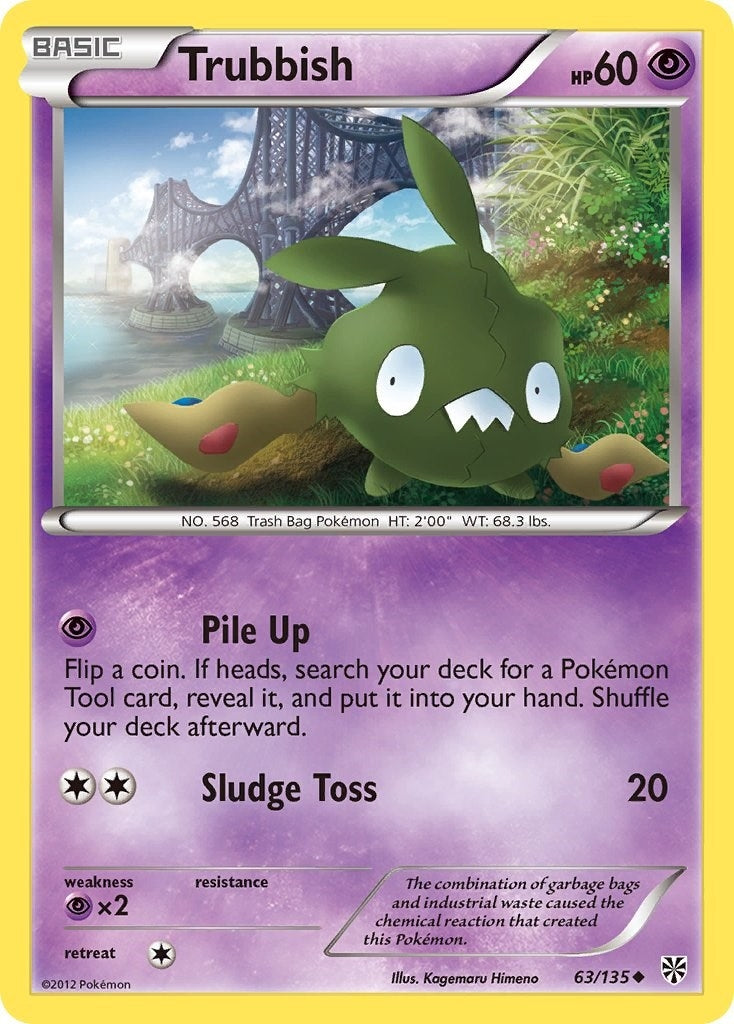 Image for Trubbish (63) (63/135) (Plasma Storm) - Pokemon