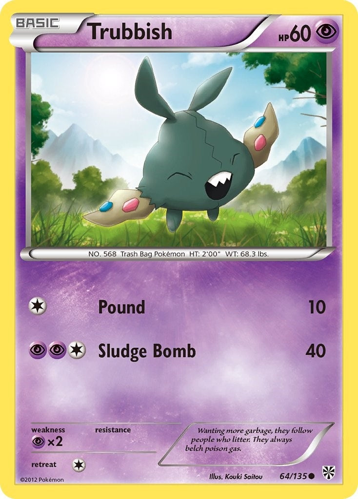 Image for Trubbish (64) (64/135) (Plasma Storm) - Pokemon