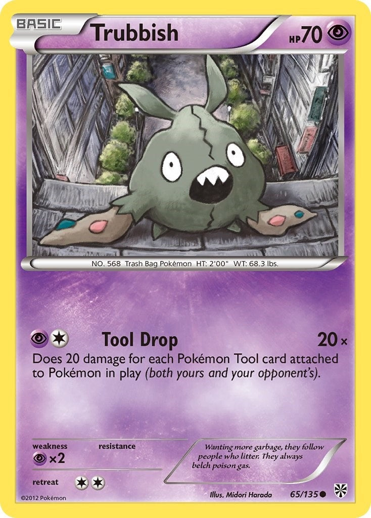 Image for Trubbish (65) (65/135) (Plasma Storm) - Pokemon