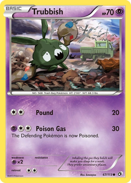 Image for Trubbish (67/113) (Legendary Treasures) - Pokemon