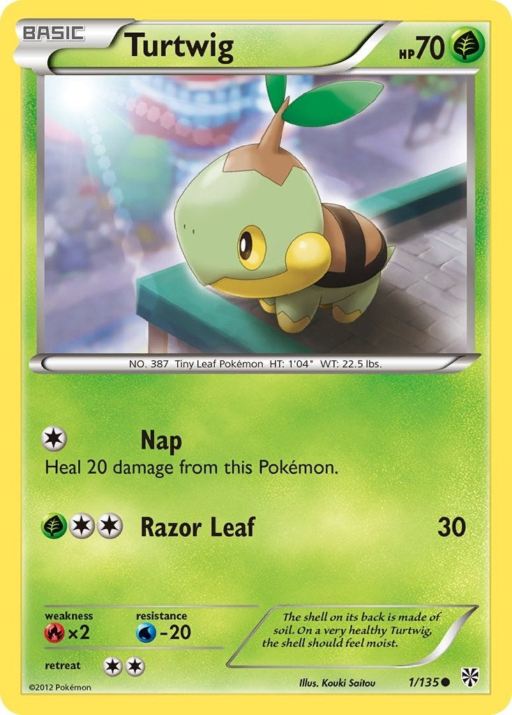 Image for Turtwig (1/135) (Plasma Storm) - Pokemon