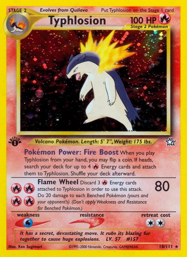 Image for Typhlosion (18) (018/111) (Neo Genesis) - Pokemon