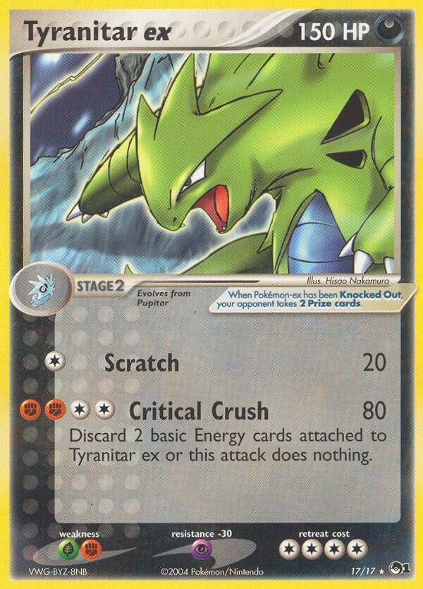Image for Tyranitar ex (Holo) (017/017) (POP Series 1) - Pokemon