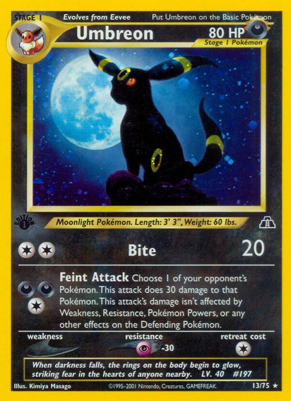 Image for Umbreon (13) (13/75) (Neo Discovery) - Pokemon