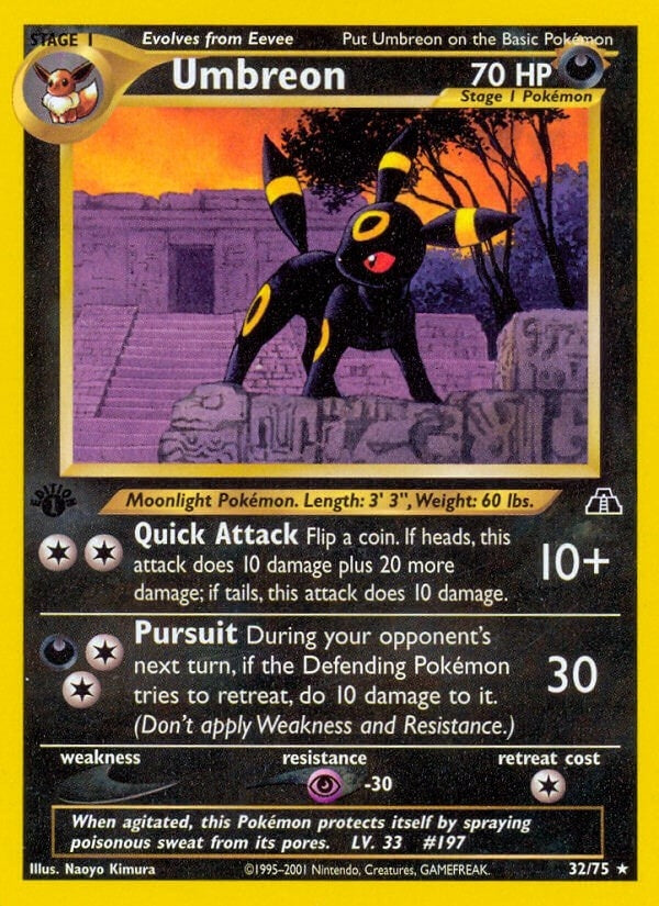 Image for Umbreon (32) (32/75) (Neo Discovery) - Pokemon