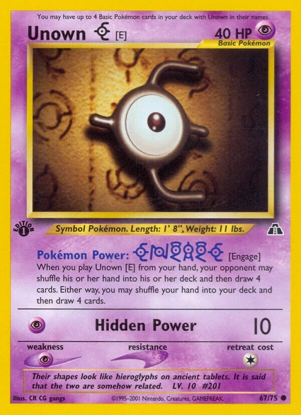 Image for Unown [E] (67/75) (Neo Discovery) - Pokemon