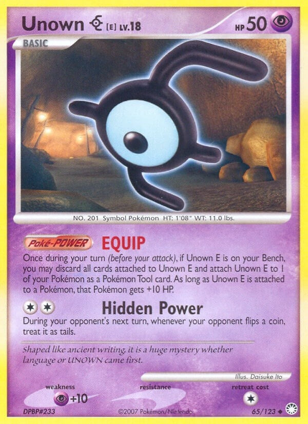 Image for Unown [E] (65/123) (Mysterious Treasures) - Pokemon