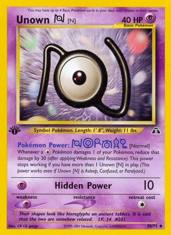 Image for Unown [N] (50/75) (Neo Discovery) - Pokemon