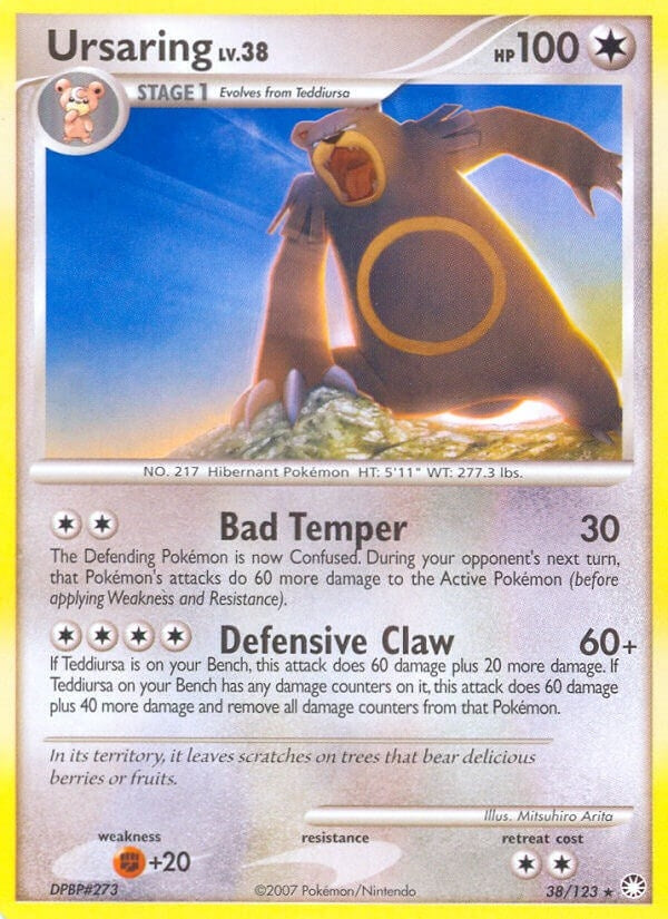 Image for Ursaring (38/123) (Mysterious Treasures) - Pokemon