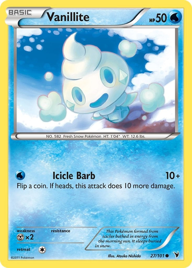Image for Vanillite (27/101) (Noble Victories) - Pokemon