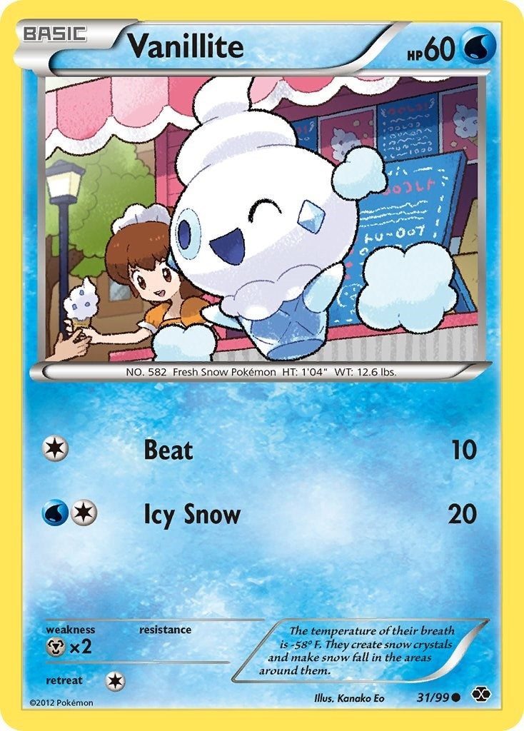 Image for Vanillite (31/99) (Next Destinies) - Pokemon