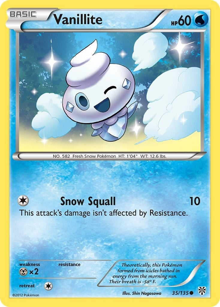 Image for Vanillite (35/135) (Plasma Storm) - Pokemon