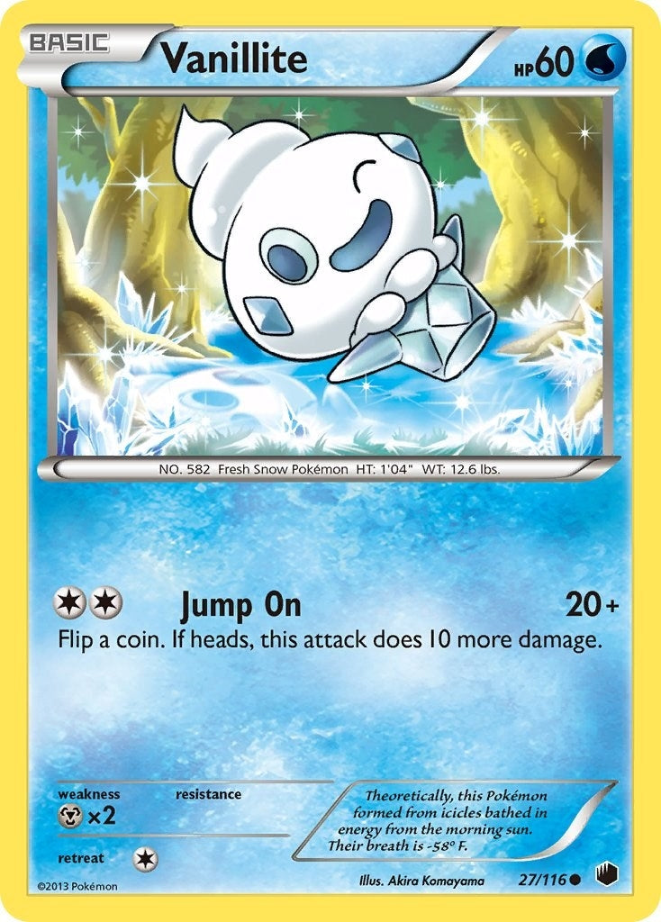Image for Vanillite (27/116) (Plasma Freeze) - Pokemon