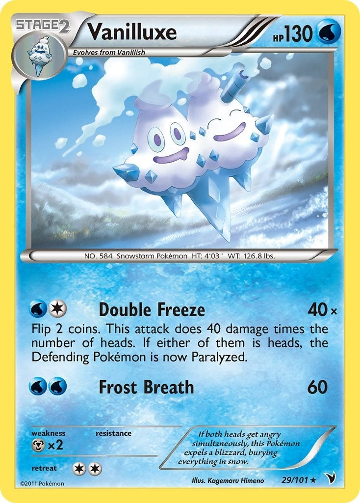 Image for Vanilluxe (29/101) (Noble Victories) - Pokemon